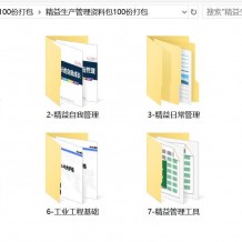 精益生产管理资料包100份打包