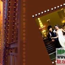 【幸福恋人】宽幅婚纱模板素材8P