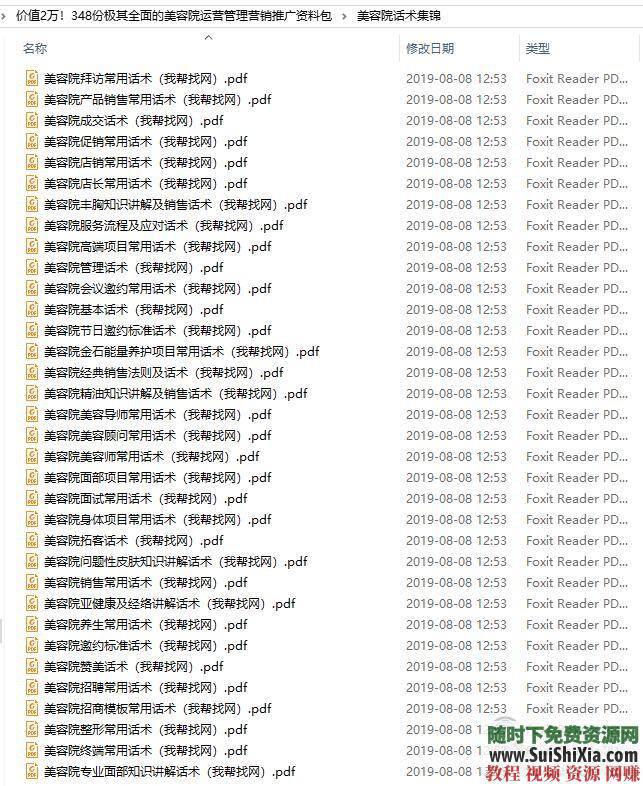 美容院运营管理极其全面的美容院运营管理营销推广资料348份  价值2万！348份极其全面的美容院运营管理营销推广资料包 营销 第8张