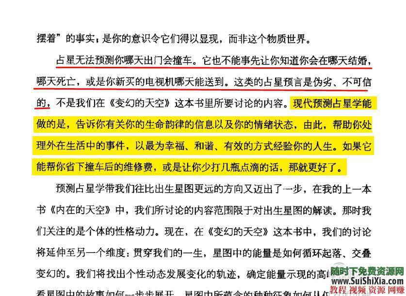 从入门到高手的星象推运星盘核心教程 最强占星资料合集  最强占星资料合集从入门到高手的星象推运星盘核心教程 第1张