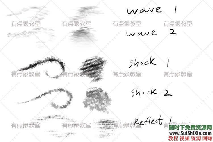 procreate笔刷带预览图 ipad 绘画素材之极品3000 4.5G  绘画素材之极品3000+procreate笔刷带预览图打包4.5G 第12张