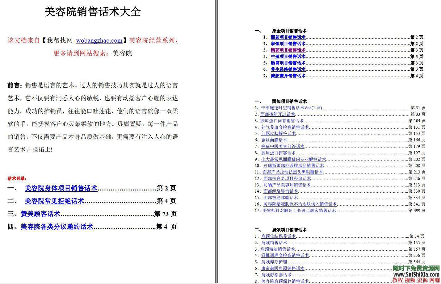 员工管理营销策划  美容院经营资料 含选址招聘职位话术等经验技巧PDF文档 美容院经营资料大全含选址招聘职位员工管理营销策划话术等经验技巧PDF文档 营销 第2张