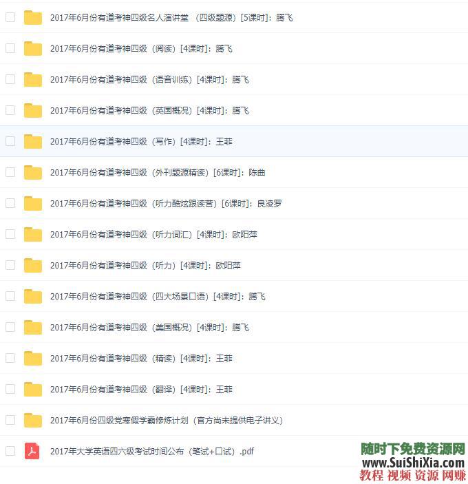 轻松过英语四六级 都在这里 别人都不知道的的视频课程  全网最牛都在这里，别人都不知道的轻松过英语四六级的视频课程 英语学习 第2张