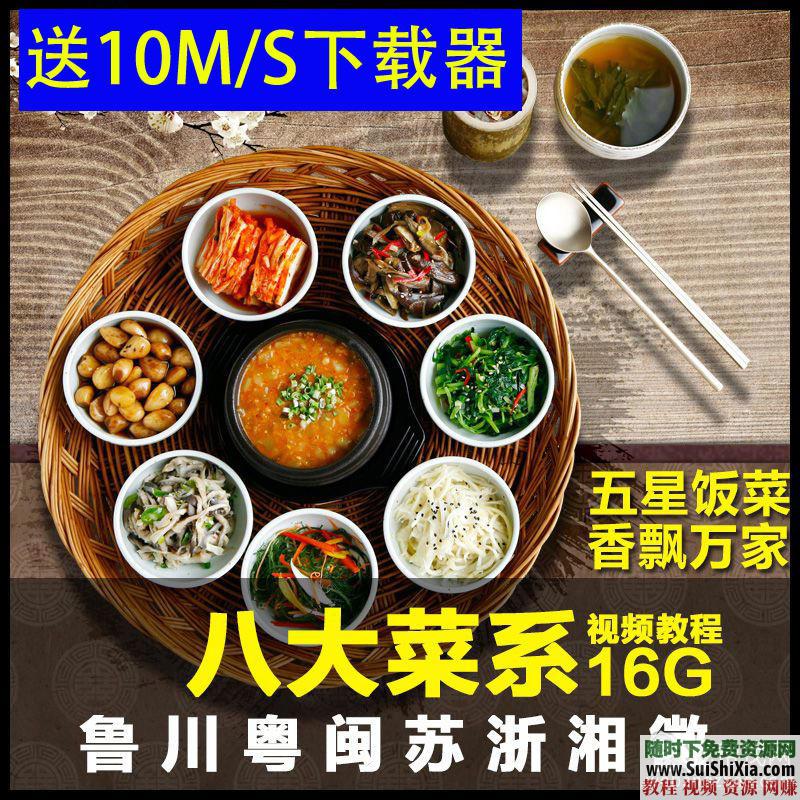 浙-粤-湘-苏-闽-鲁-徽-川菜 厨师烹饪做菜技巧 视频教程  厨师烹饪做菜技巧浙-粤-湘-苏-闽-鲁-徽-川菜视频教程下载 第2张