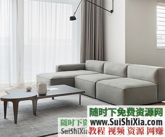 现代简约极简别墅复式实景资料(104套)