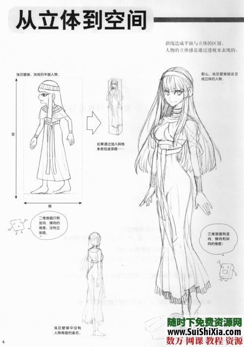 漫画素描绘画技法教程PDF书籍6本打包下载 第9张