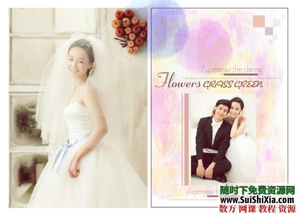 【韩式幸福】婚纱模板素材10PSD 第3张