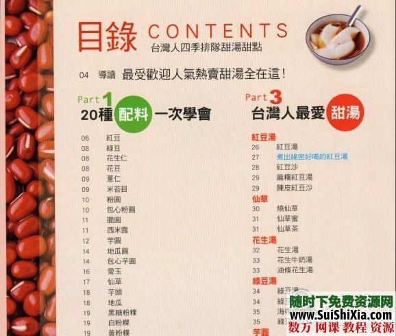 台湾最受欢迎人气火爆配料和甜汤甜点配方（四季排队没座位） 第3张