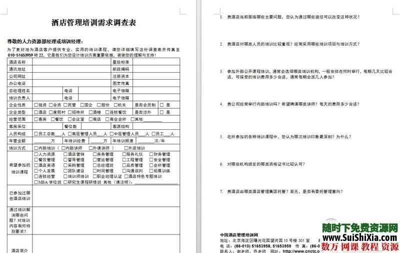 含金量很高的酒店管理电子资料批量打包下载 营销 第5张