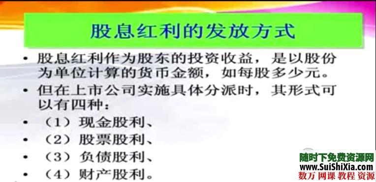 股票入门基础知识学习视频教程23集 第6张