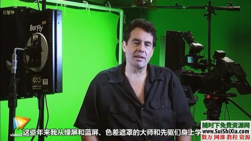 绿屏抠像和虚拟影像合成技术视频打包下载（中文翻译） 第1张