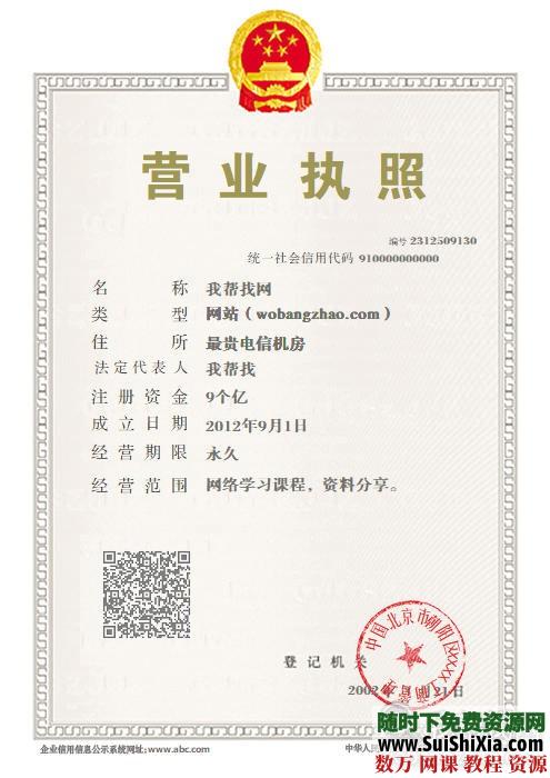 一款能生成新版营业执照的神器，比在线制作模板的更逼真 第2张