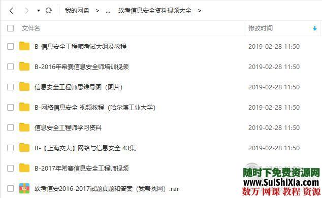 信息安全软考真题库附答案+视频教程+思维导图+学习资料 第1张