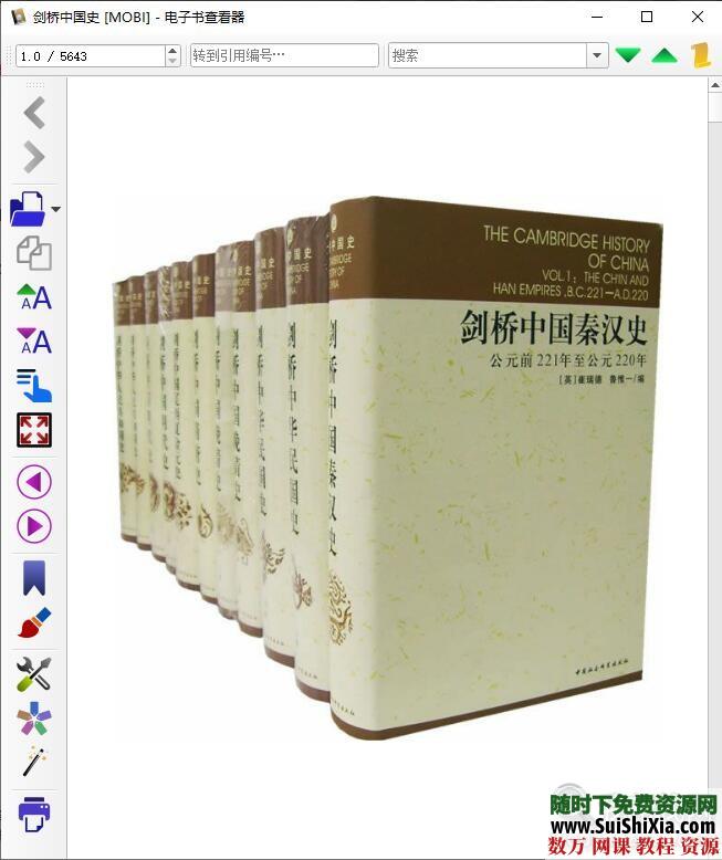 哈佛剑桥中国史Mobi电子书籍 电子书 第1张