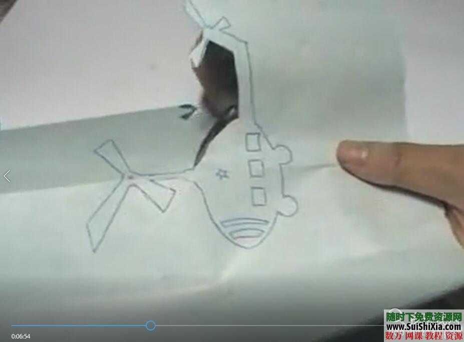 儿童创意剪纸手工彩泥视频以及涂鸦教程和PDF书籍 第6张