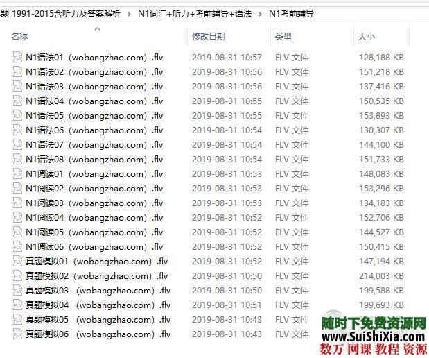 日本语能力测试(JLPT)二级N1+N2历年真题 1991-2015含听力及答案解析 第9张