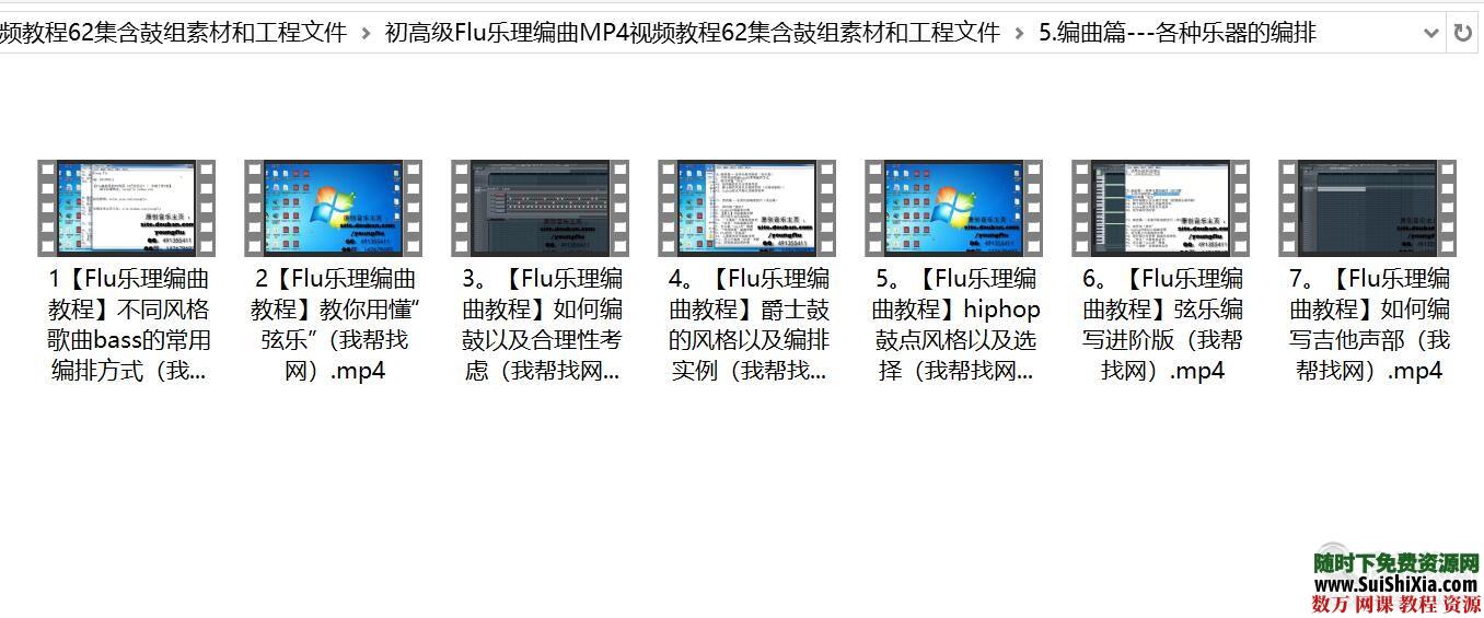 初高级Flu乐理编曲MP4视频教程62集含鼓组素材和工程文件 第6张