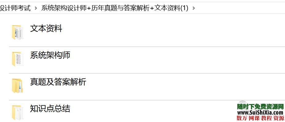 19.4G软考系统架构设计师视频考试历年真题答案解析和文本资料 第2张