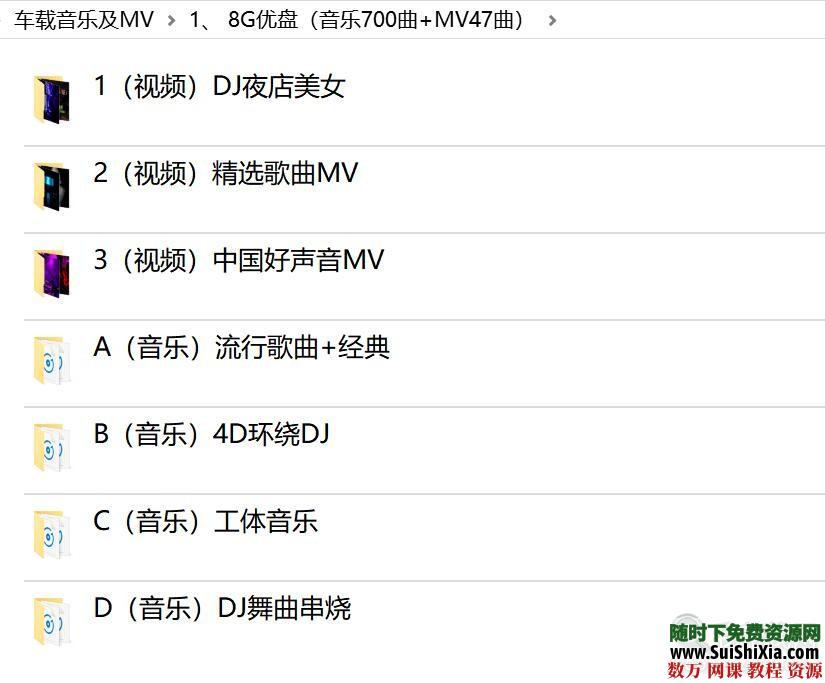 打包69G流行车载音乐1100曲和MV高清视频500个劲爆舞曲 视频创业 第2张