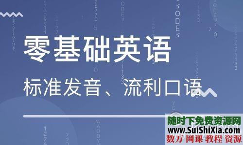 零基础教程59G马老师万词词根词缀王+纯正洋腔调+语法了结者英语课程合集 英语学习 第1张