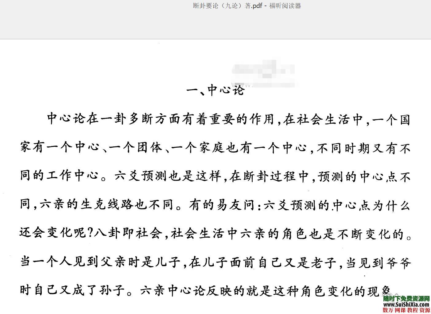 张代祥八字六爻断卦学习理论新法等PDF资料18本打包 第1张