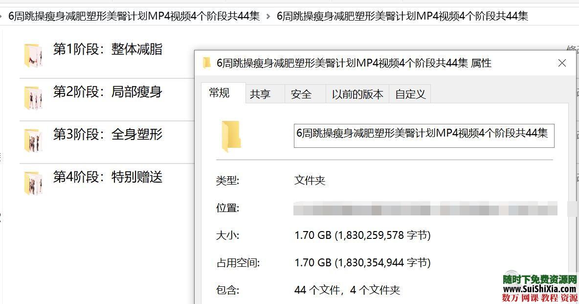 6周跳操瘦身减肥塑形美臀计划MP4视频4个阶段共44集 第1张