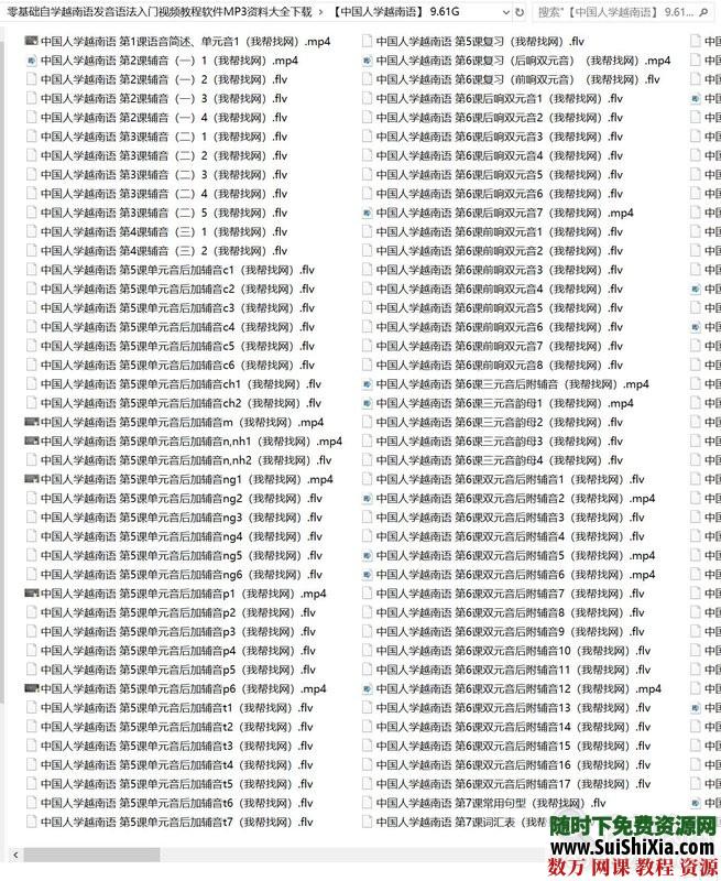 零基础自学越南语发音语法入门视频教程软件MP3资料大全下载 第9张