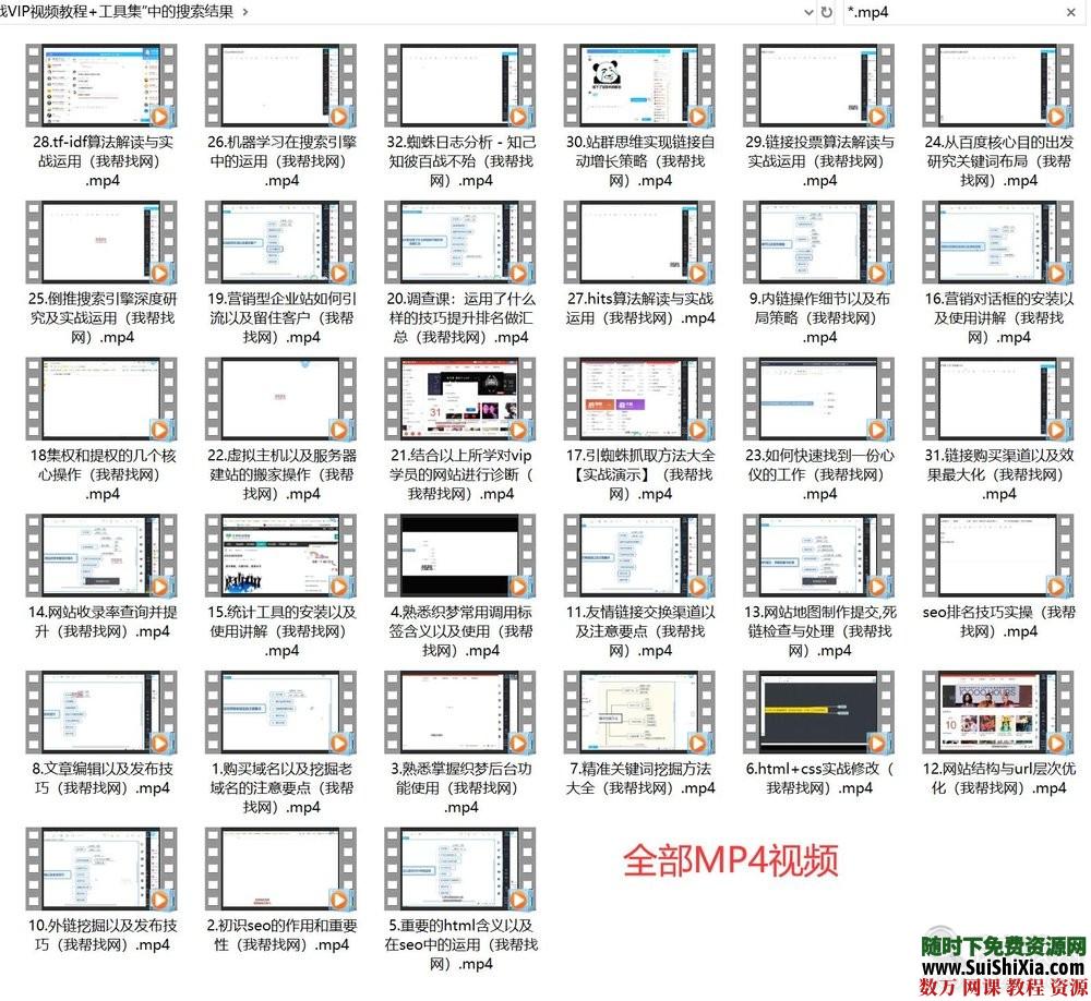 2019百度搜索引擎SEO优化实战VIP视频教程+工具集 营销 第6张