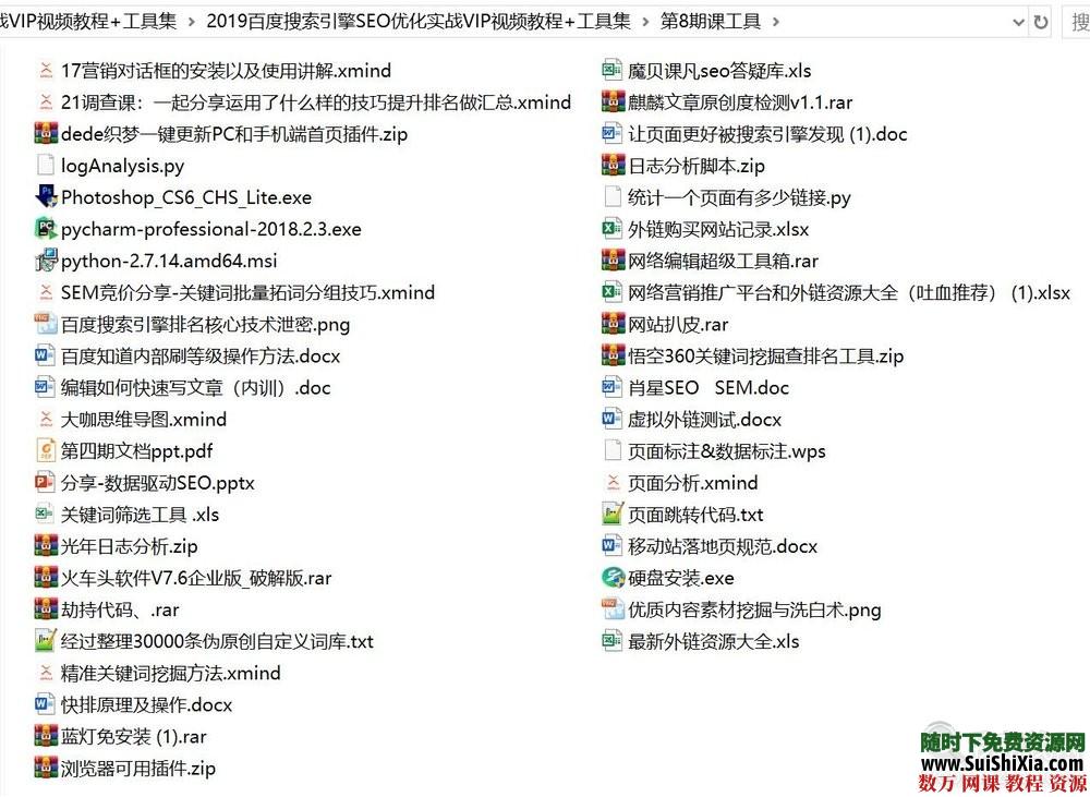 2019百度搜索引擎SEO优化实战VIP视频教程+工具集 营销 第7张