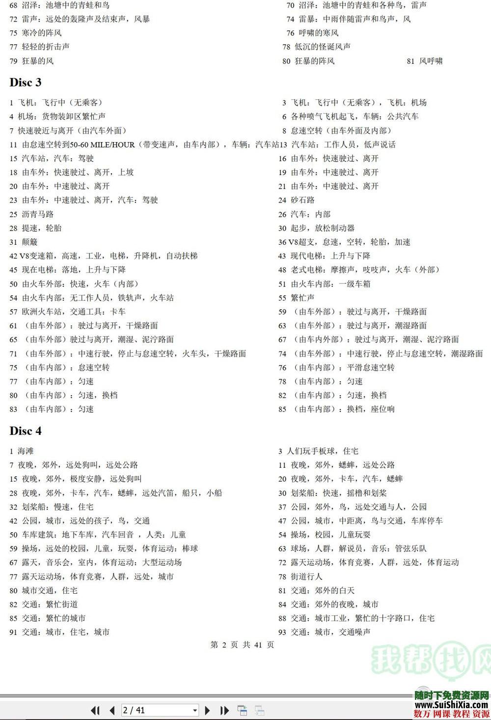 39000个大片专用电视剧短视频【电影音效素材】库WAV格式大全打包 第3张