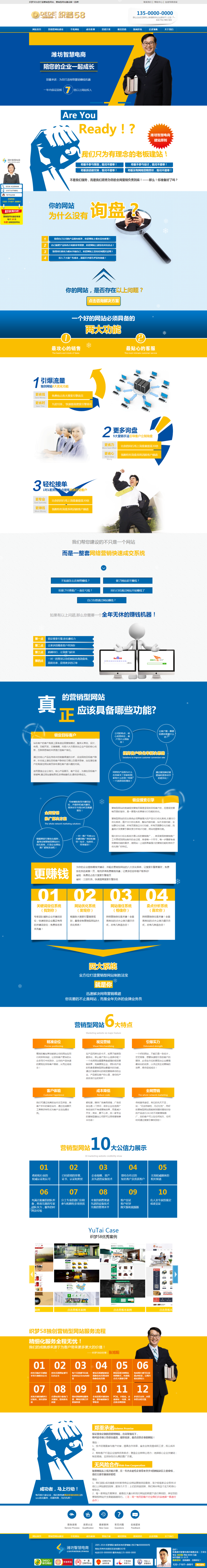 高端网络营销网站织梦源码 第1张